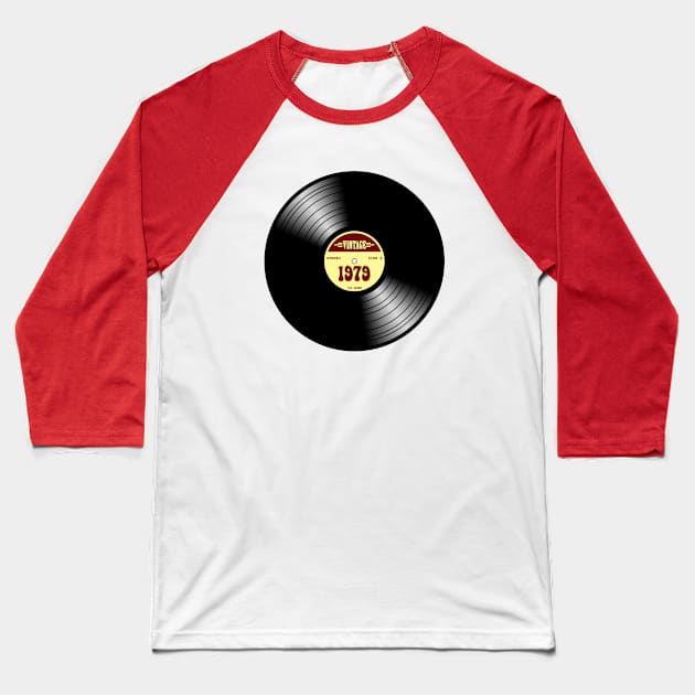 Vintage Vinyl 1979 Baseball T-Shirt by GloopTrekker